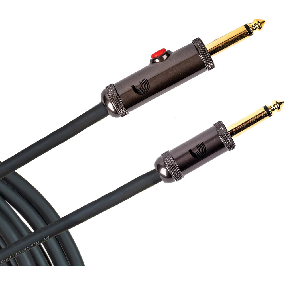 D'Addario - PW-AGL-20, Câble instrument 6m cut-off Swich D'Addario - PW-AGL-20, Câble instrument 6m cut-off Swich