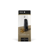 Rico - HAS1G, Ligature dorée et Couvre Bec noir pour clarinette Si♭