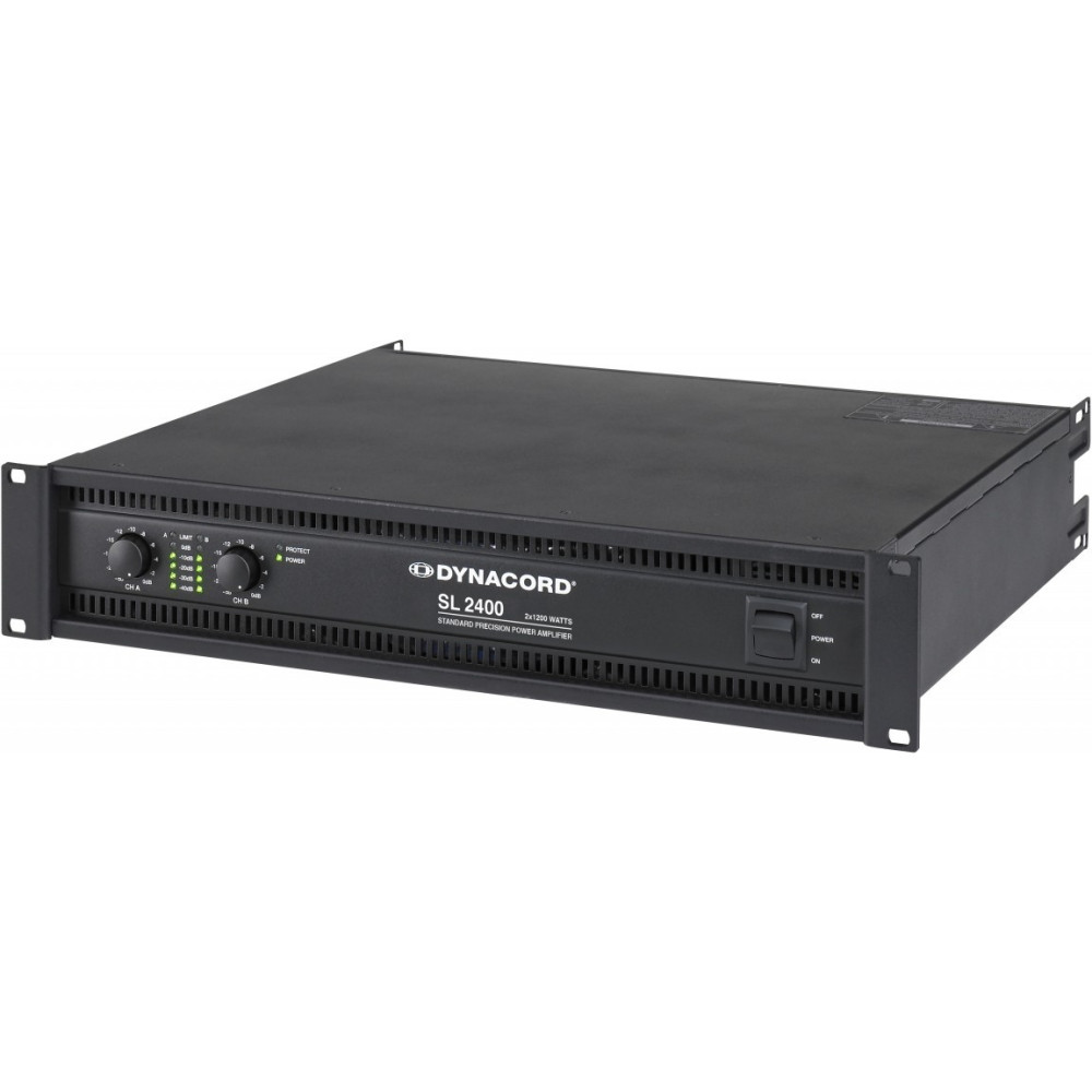 Dynacord - SL 2400, Ampli de puissance 2 x 1200 Watts RMS / 4 ohms Dynacord - SL 2400, Ampli de puissance 2 x 1200 Watts RMS / 4 ohms
