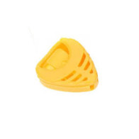 Alice - A010B-YLW, Porte de médiator pour guitare, Jaune