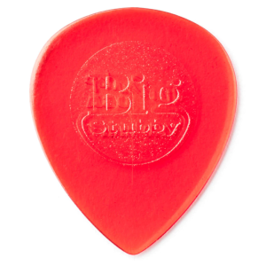 Dunlop - 475R10, Médiator guitare Big Stubby, 1mm