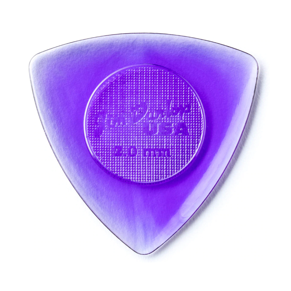 Dunlop - 473R20, Médiator pour basse Tri Stubby, 2mm