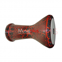 Musicplus - VATAN22RB, Darbouka égyptienne en fonte d'Aluminium, 8 vis 22cm, Cuir noir