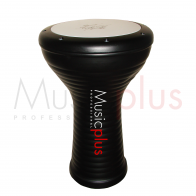 Musicplus - VATAN22BK, Cast Aluminium Egyptian Darbooka, 8 Screws 8,6'', Black