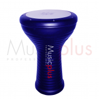 Musicplus - VATAN22BL, Darbouka égyptienne en fonte d'Aluminium, 8 vis 22cm, Bleu