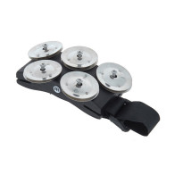 Meinl - CFT5-BK, Cajon Foot Tambourine Noire
