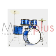 Basix - STDS-BL, Crash Force 5 Batterie Acoustique, Bleu