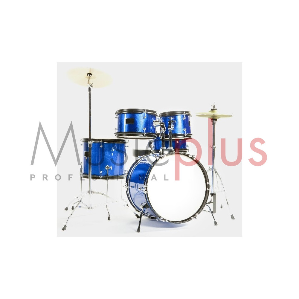 Basix - STDS-BL, Crash Force 5 Batterie Acoustique, Bleu