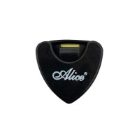 Alice - A010ABK, Pick Holder For Bass Guitar, Black