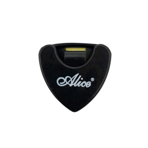 Alice - A010ABK, Porte de médiator pour Guitare Basse, Noir