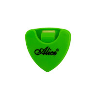 Alice - A010AGR, Pick Holder For Bass Guitar, Green
