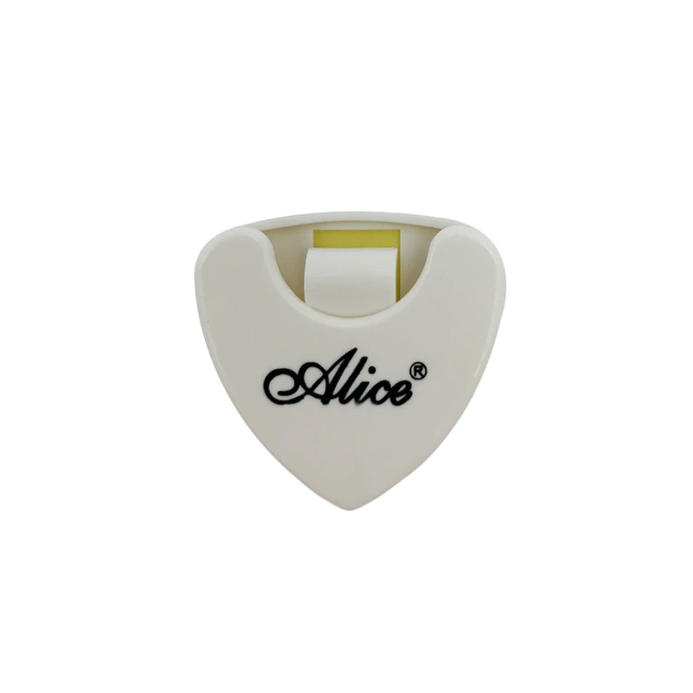 Alice - A010AWH, Porte de médiator pour Guitare Basse, Blanc