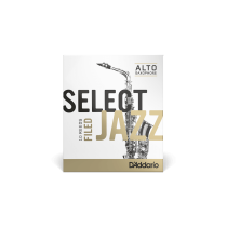 D'Addario - RSF10ASX3S, Pack de 10 anches de saxophone alto Select Jazz  filed, Force 3 (Soft)