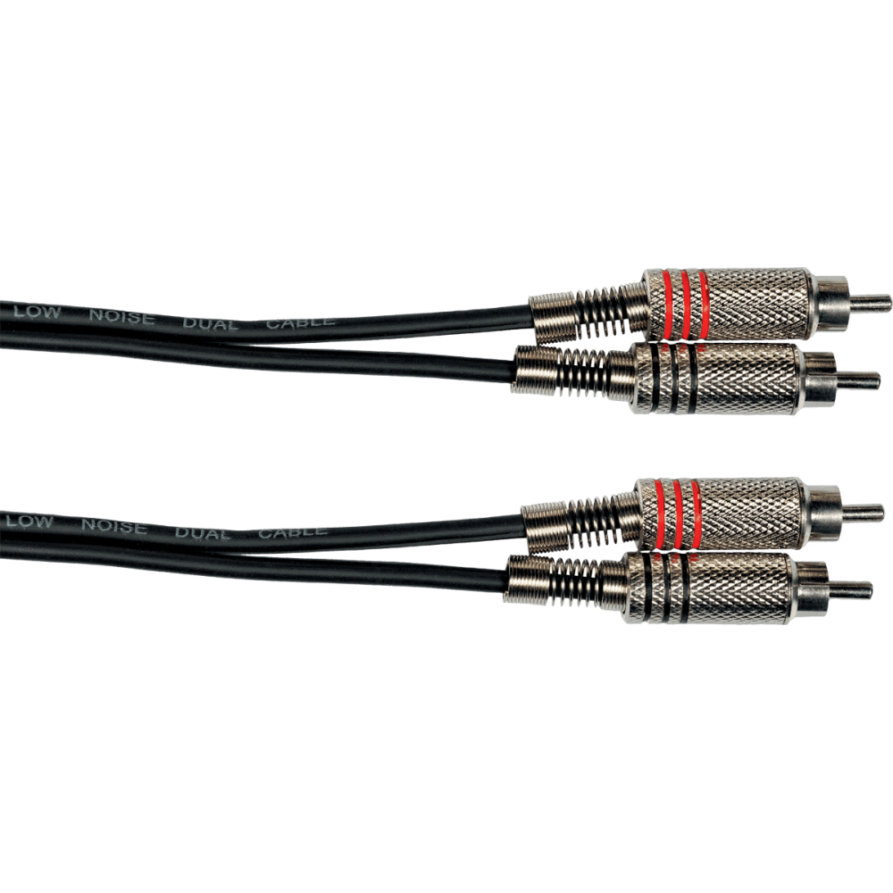 Yellow Cable - ECO K04-3, 2 RCA mâle/2 RCA mâle, 3m