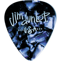 Dunlop - CELLUMBL, Médiator guitare Celluloïd Series medium, Bleu clair