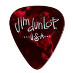 Dunlop - CELLUMRD, Médiator guitare médium, Rouge
