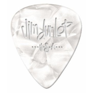 Dunlop - CELLUMCLR, Médiator guitare médium Celluloïd, Transparent