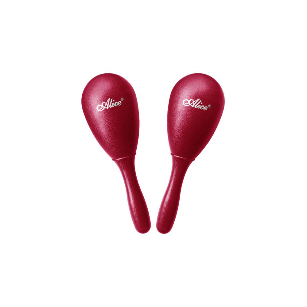 Alice - A043SE-RD, Paire de Maracas, Rouge Alice - A043SE-RD, Paire de Maracas, Rouge