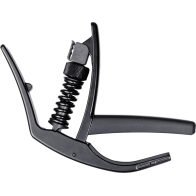 Planet Waves - CP10, Capo d'asto guitares folk et électrique - A pince, tri-action, alu noir