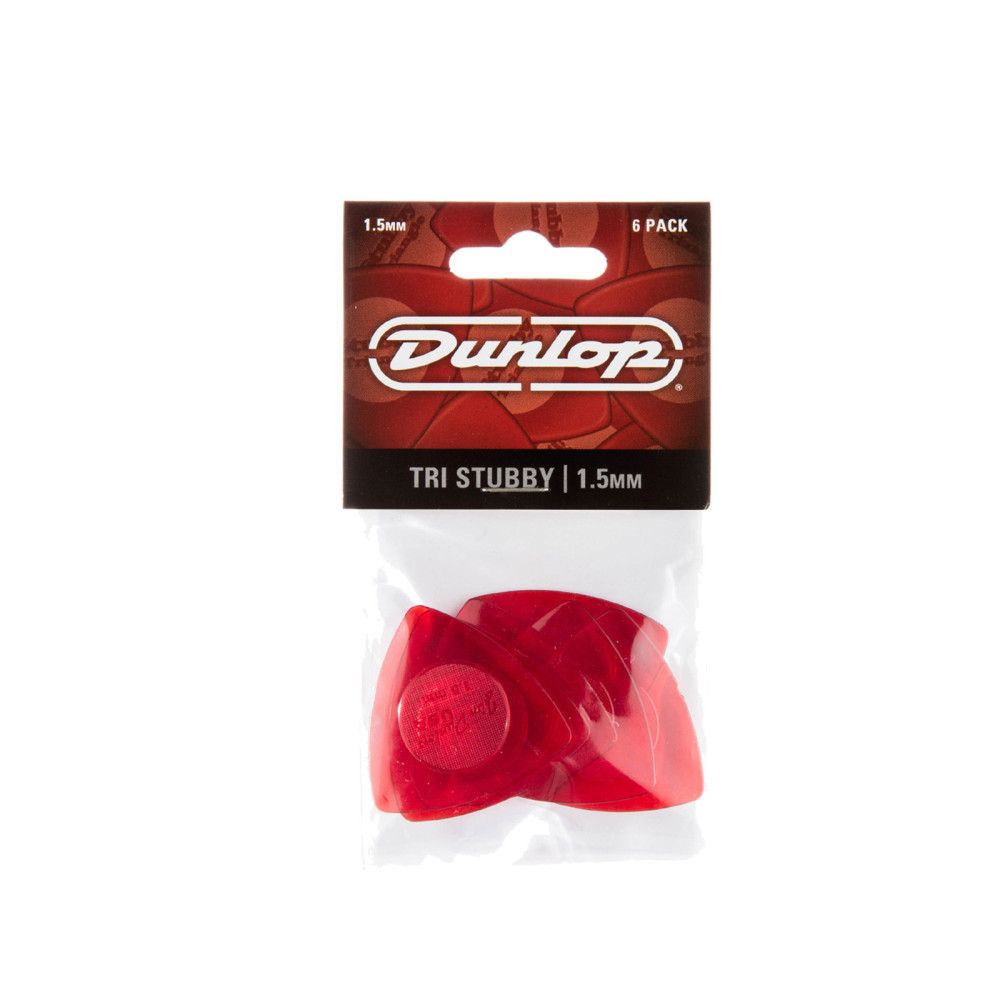 Dunlop - DUN473P15, 6 Tri Stubby Picks Pack, 1.5mm Dunlop - DUN473P15, 6 Tri Stubby Picks Pack, 1.5mm