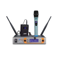 BNK - BK9E, 2 wireless microphones (1 Headband, 1 Hand Microphone)