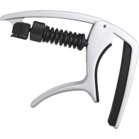 Planet Waves - CP09S, Capo d'asto guitares folk et électrique - A pince, tri-action, alu silver