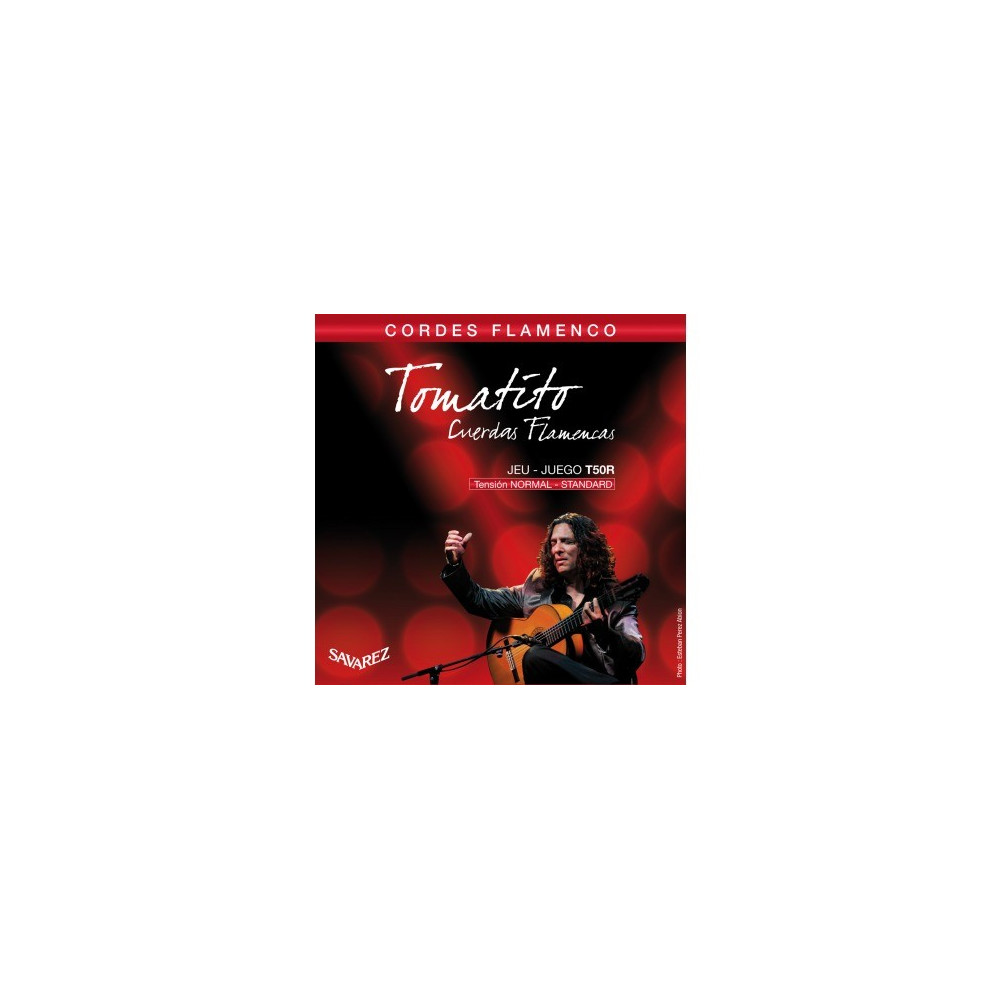 Savarez - T50R, Flamenco Medium Tension (red) - Model Signature Tomatito Savarez - T50R, Flamenco Medium Tension (red) - Model Signature Tomatito