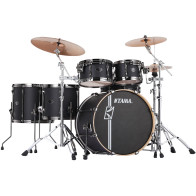 TAMA - ML62HZBNS-FBK, Superstar HD Maple Flat Black 6 fûts (Cymbals and hardware not included)