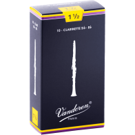 Vandoren - CR1015, Pack of 10 Reeds For Clarinet "B Flat" - Force 1,5