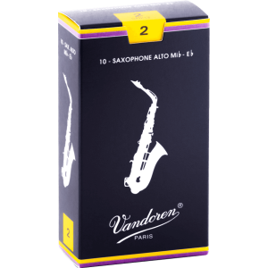 Vandoren - SR212, Pack de 10 Anches pour Saxophone Alto Mib - Force 2