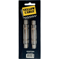Yellow Cable - ECO AD01, Adaptateur Jack mono fem. jack mono fem. - lot de 2