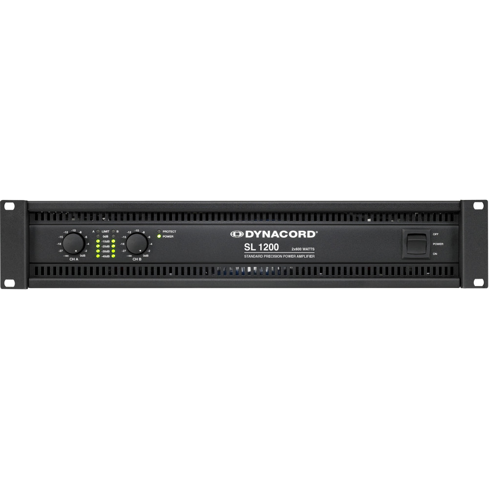 Dynacord - SL1200, Ampli de puissance 2 x 600 watts RMS / 4 ohms