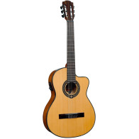 Lâg - OC66CE, Guitare électro-classique a pan coupé, 4/4