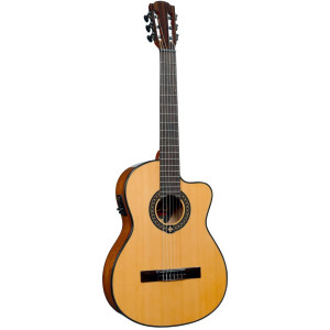 Lâg - OC66CE, Guitare électro-classique a pan coupé, 4/4
