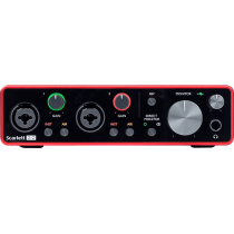 Focusrite - Scarlett3 2i2, Interface Audio USB-C 3ème génération 2 In / 2 Out