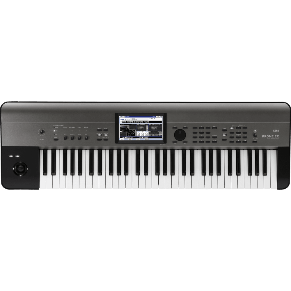 Korg - KROME 61-EX, Synthétiseur Krome 61 notes edition EX Noir Korg - KROME 61-EX, Synthétiseur Krome 61 notes edition EX Noir