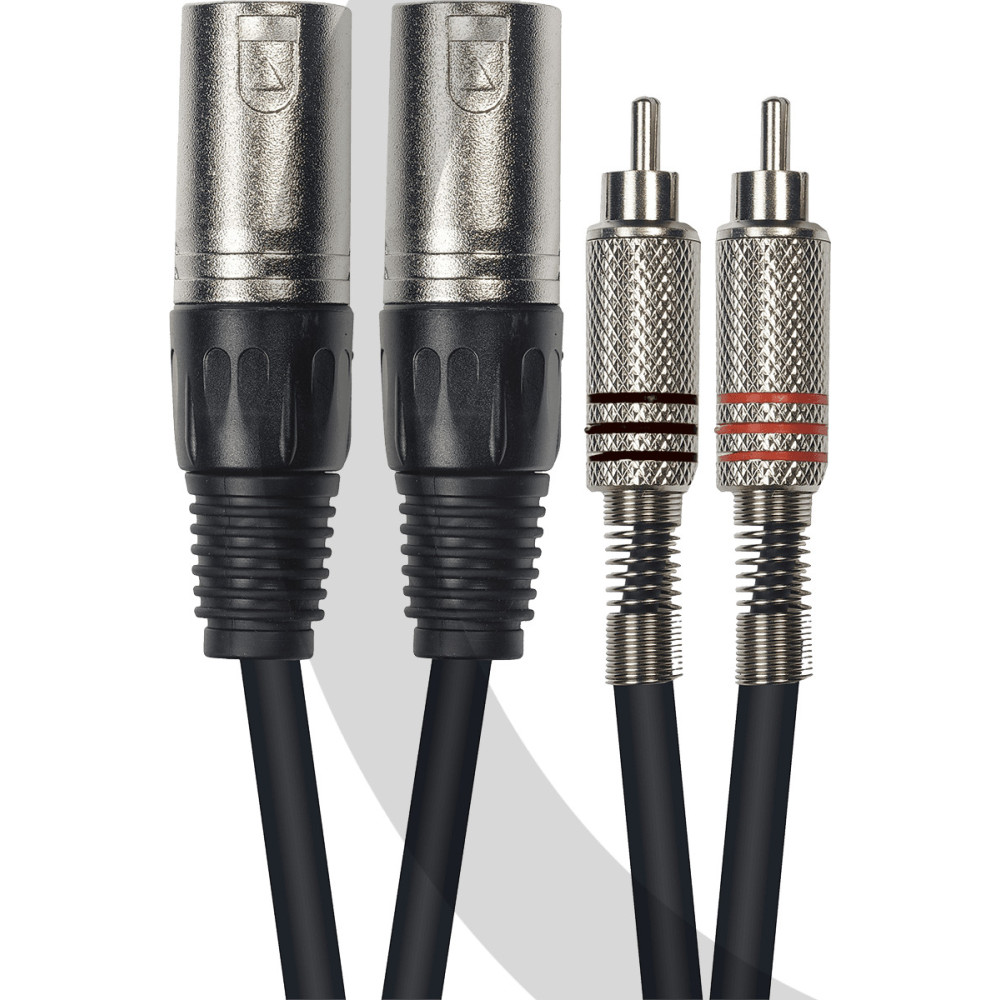 Aywa - Y054, 2 Male RCA / 2 Male XLR, 3m