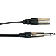 Yellow Cable - ECO K14-1, jack stéréo mâle/ XLR mâle 1m