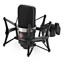 Neumann - TLM 102 Black, Set Micro Studio électrostatique à large capsule Neumann - TLM 102 Black, Set Micro Studio électrostatique à large capsule