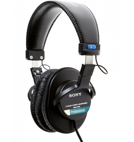 Sony - MDR-7506 Enclosed Studio Headphones, 106dB, 63 Ohms