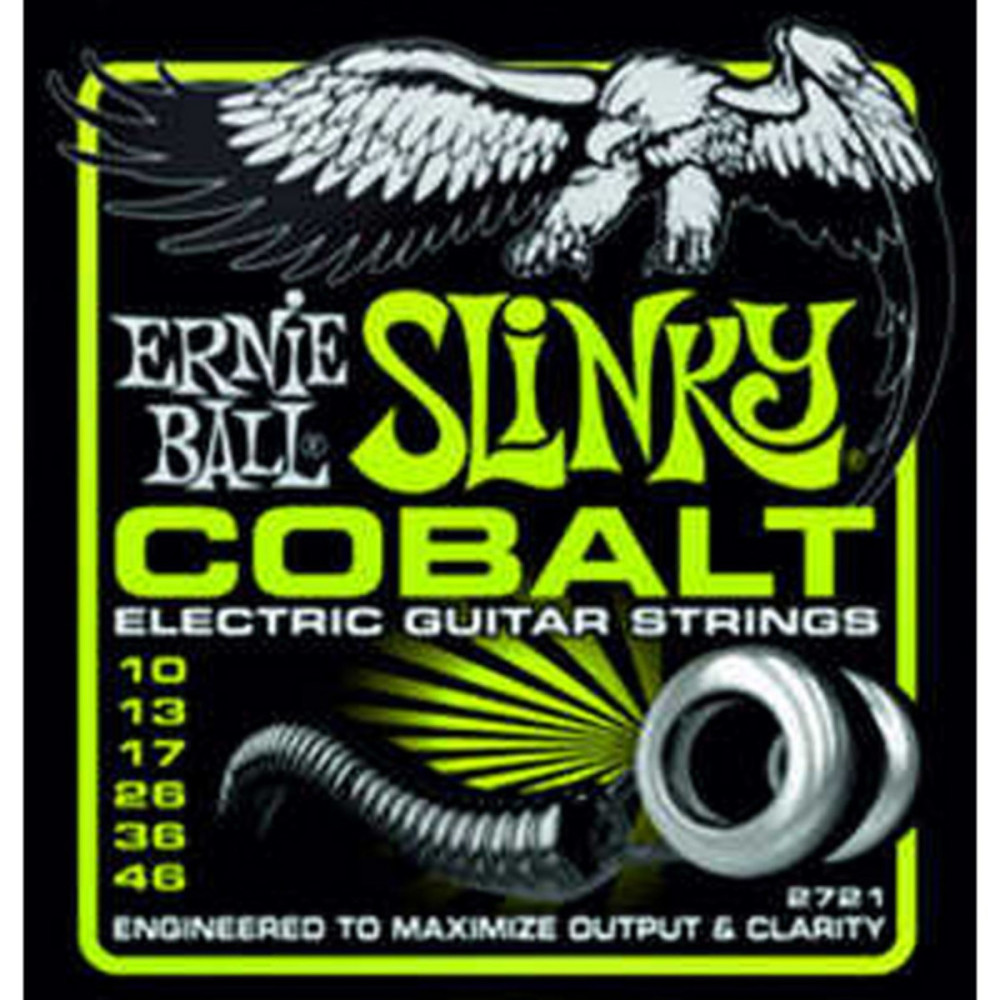 Ernie Ball - 2721, Slinky Cobalt Cordes guitares éléctiques 10-46 Ernie Ball - 2721, Slinky Cobalt Cordes guitares éléctiques 10-46