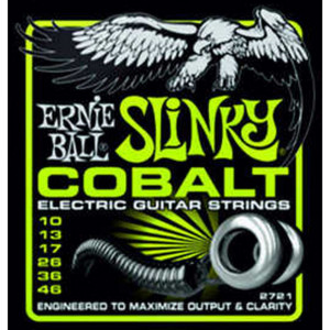 Ernie Ball - 2721, Slinky Cobalt Cordes guitares éléctiques 10-46