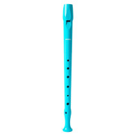Hohner - B95084LB, Flûte à Bec Soprano, Bleu Clair