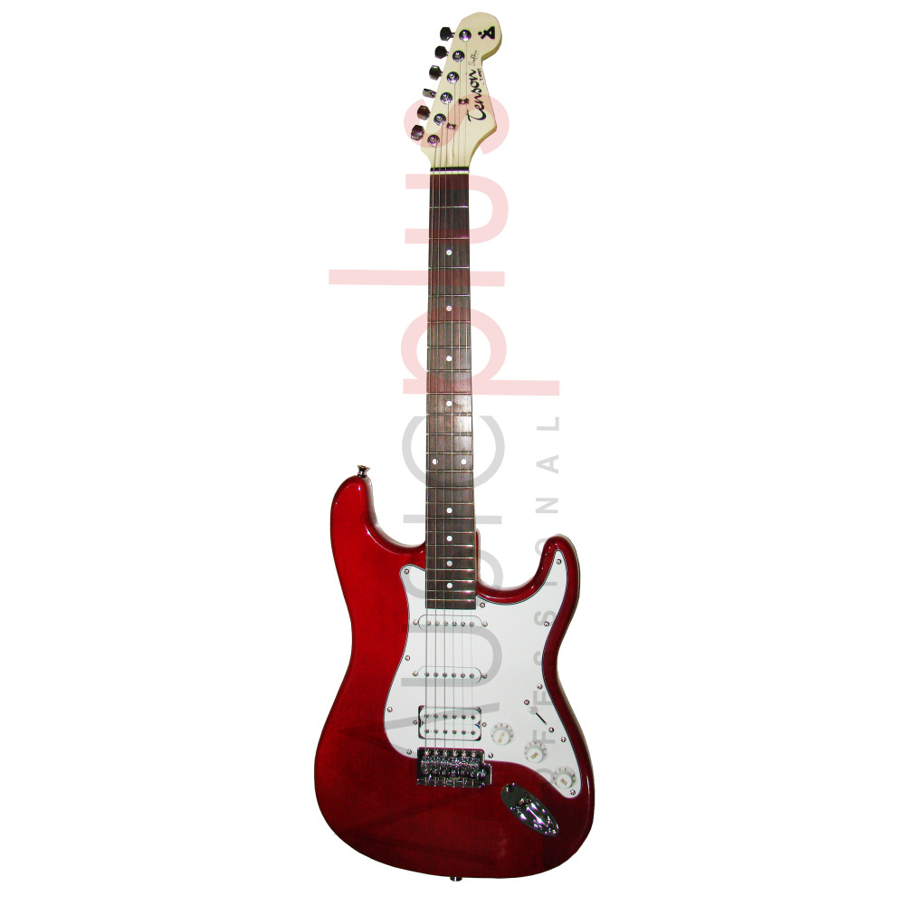 Tenson - X-20 RW, Guitare Electrique Coupe Strat Saturn Series HSS, Redwine Tenson - X-20 RW, Guitare Electrique Coupe Strat Saturn Series HSS, Redwine