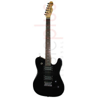 Tenson - X-70 BK, Guitare Electrique Coupe Tele Saturn Series HH, Noir
