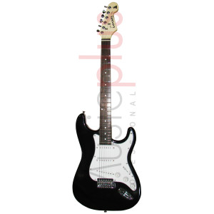 Tenson - X-10 BK, Guitare Electrique Coupe Strat Saturn Series SSS, Noir