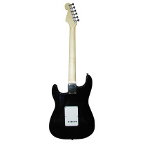 Tenson - X-10 BK, Guitare Electrique Coupe Strat Saturn Series SSS, Noir