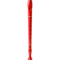 Hohner - B95084RE, Soprano Recorder, Red