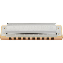 Hohner - M1896506X, Harmonica diatonique Marine Band en La Mineur Naturel