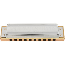 Hohner - M364087, Harmonica diatonique en Sol, Marine Band Classic Series